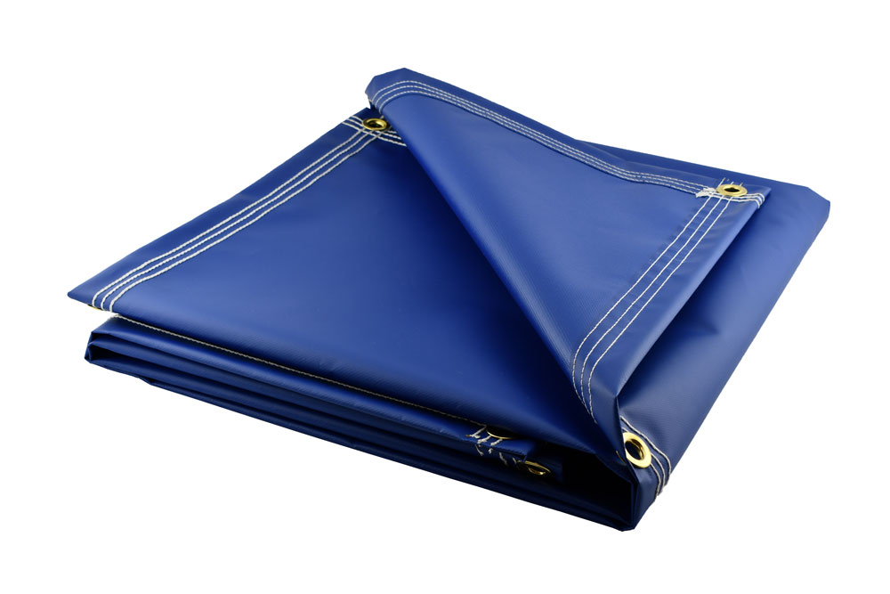 18 oz/61 Industrial Coated Vinyl with Fire Retardant - ROYAL BLUE